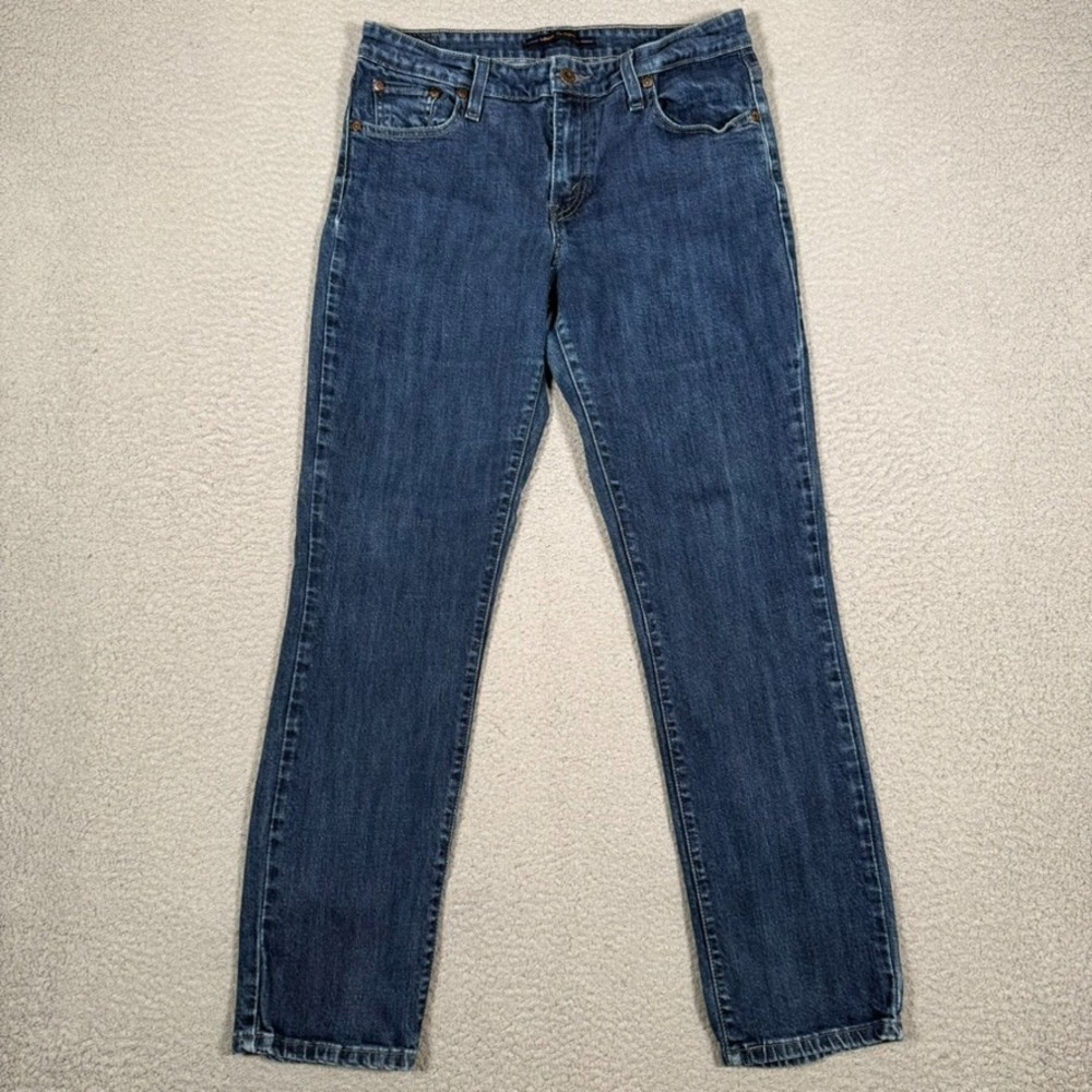 Levis Jeans Womens 10 30x29 Blue Midrise Skinny Denim 5 Pocket Casual Preppy